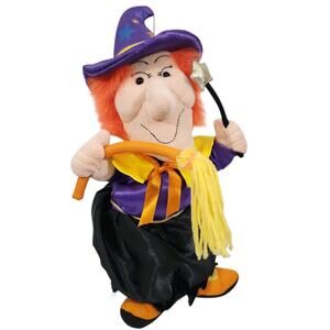 VTG DEPARTMENT 56 HALLOWEEN WACKY WITCH DECOR SINGS DANCES NOT WORKING DEPT
